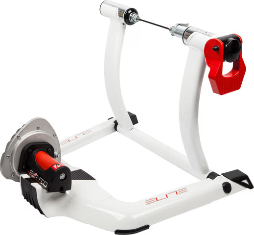 Elite Qubo Fluid Wheel-On Bicycle Trainer - White - D Byk Store