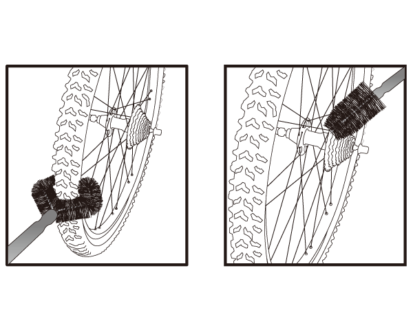 Icetoolz C124 MTB Tyre and Sprocket Brush Set - D Byk Store