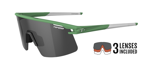 Tifosi Moab Lite Sunglasses - Trail Pine / Interchange (Smoke, AC Red, Clear) - D Byk Store