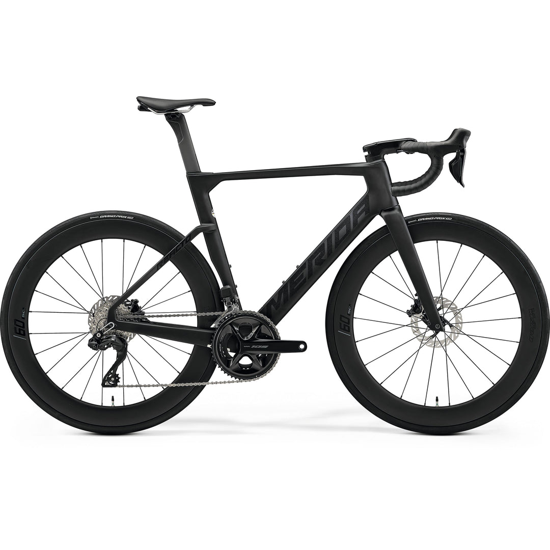 Merida Reacto 6000 Frameset 2026 - Silk Black (Glossy Dark Silver) - D Byk Store