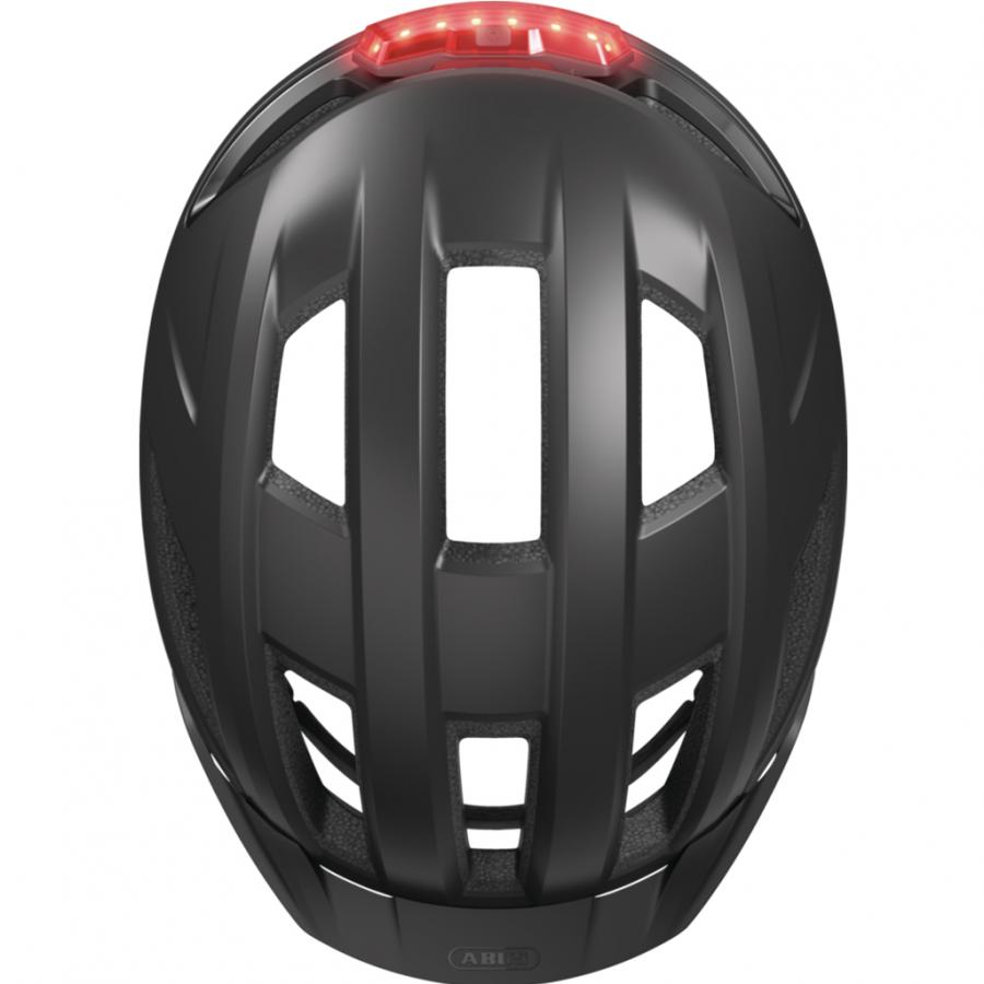 Abus LOWK-Y LED Helmet-Velvet Black - D Byk Store