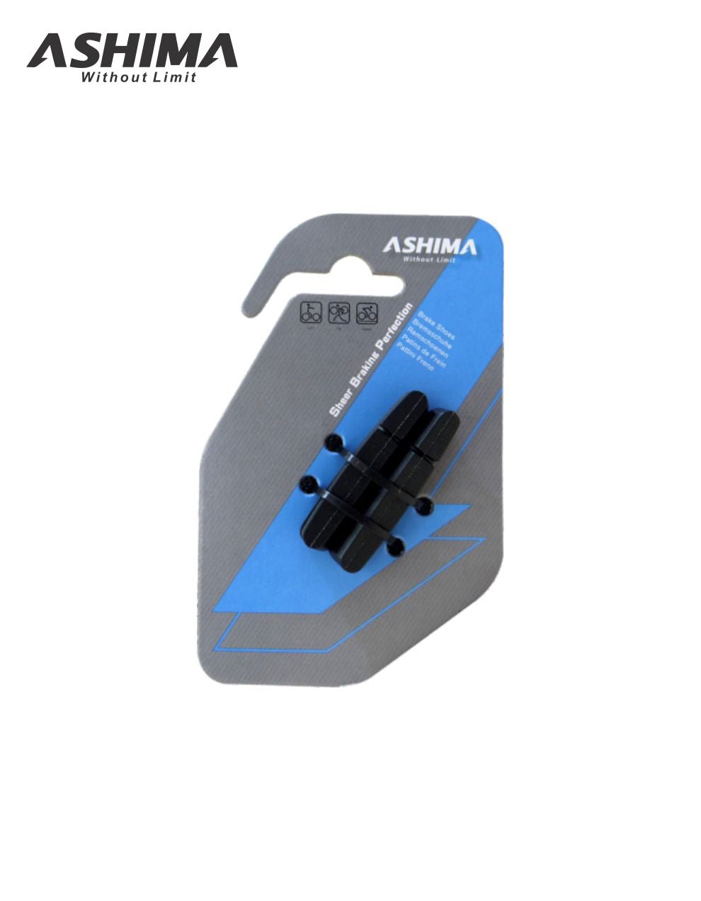 Ashima Brake Shoes ARS45R - P - AL - D Byk Store