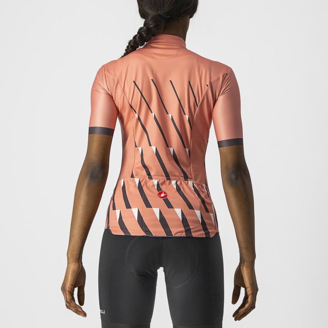 Castelli Pendio Women Jersey - Blush/Dark Gray - White - D Byk Store