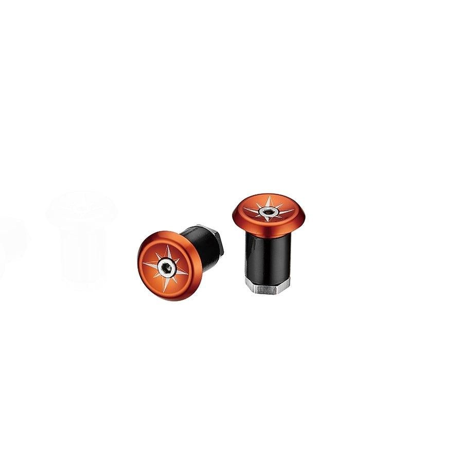 Ciclovation Premium VORTEX AL Bar End Plugs - Orange - D Byk Store