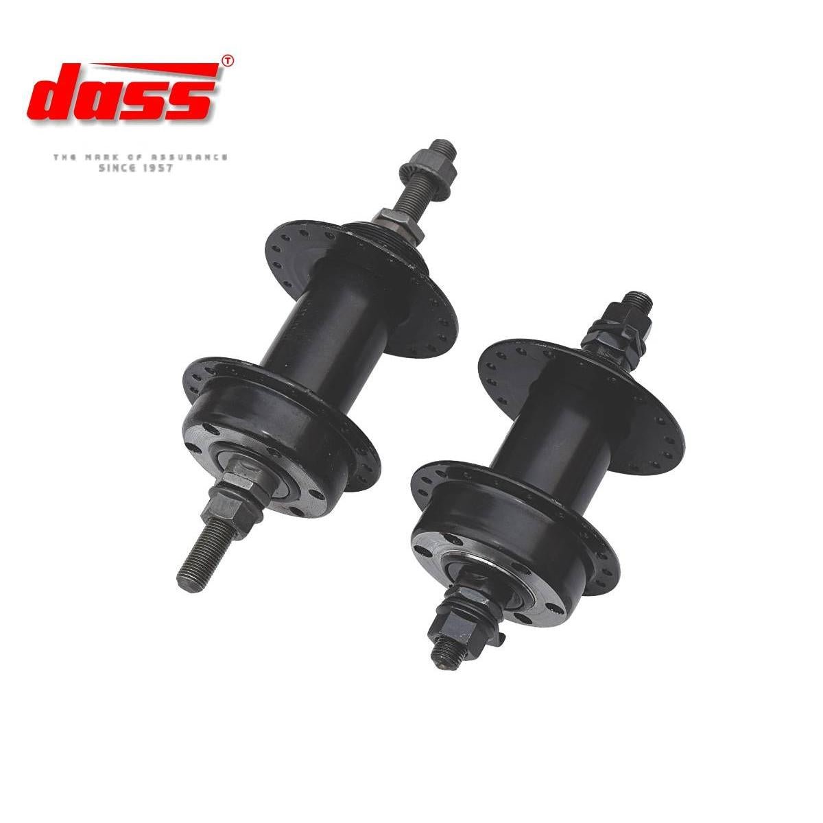 Dass Mega Hub - Single Speed - Pair / Black,Direct Bolting Mega Hub - 36 Hole - Steel - Single Speed - Pair - Black - D Byk Store