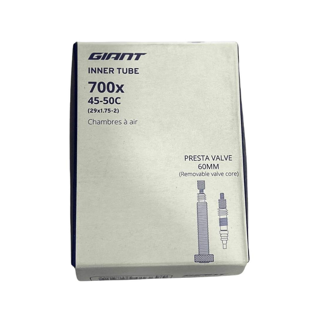 Giant Presta Tube 700*45 - 50c 60mm Removable Valve Core - D Byk Store