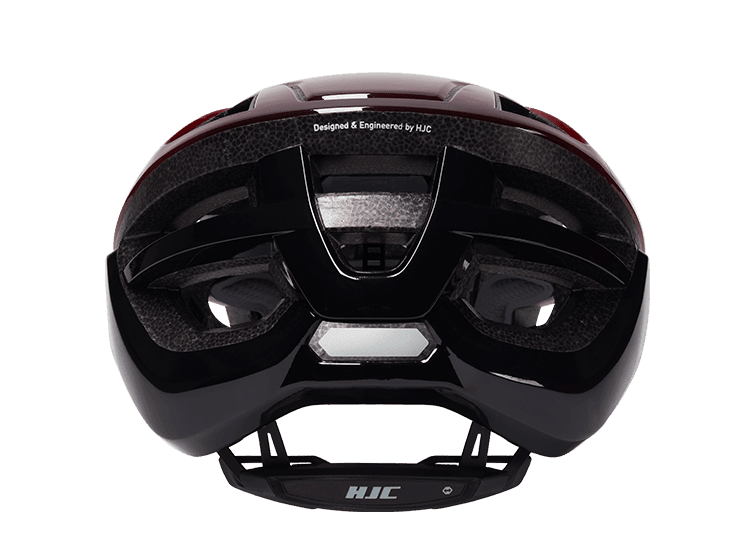 HJC Bellus Road Helmet - Matte Glossy Red Black - D Byk Store