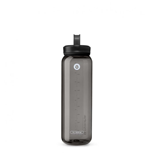 Hydrapak Recon Clip & Carry Water Bottle - Charcoal Grey (1 Litre) - D Byk Store