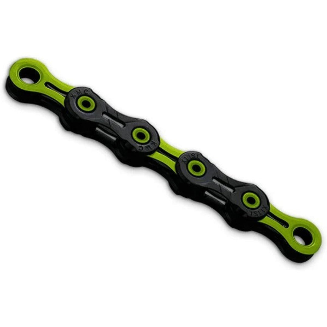 KMC DLC 11 Chain – Black / Light Green