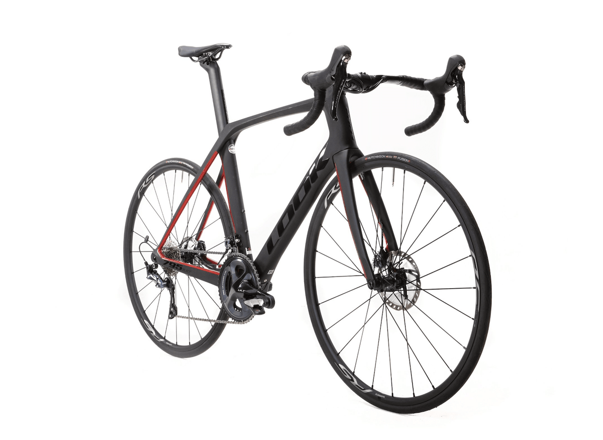 Look 795 Blade R38D Ultegra - Black Metallic Red Mat Glossy - D Byk Store