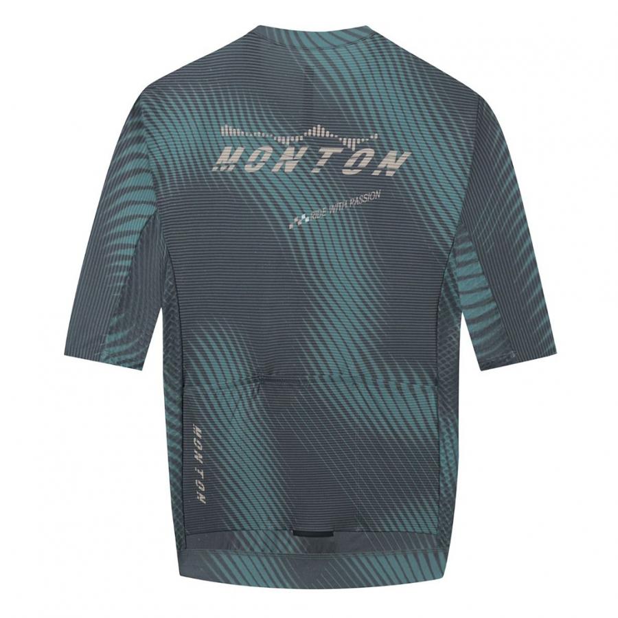 Monton Shadow Fade Jersey-Green Grey - D Byk Store