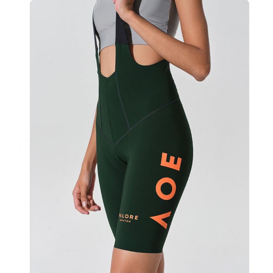 Monton Valore Wmn Nuova Luna Bibshorts-Deep Forest Green - D Byk Store