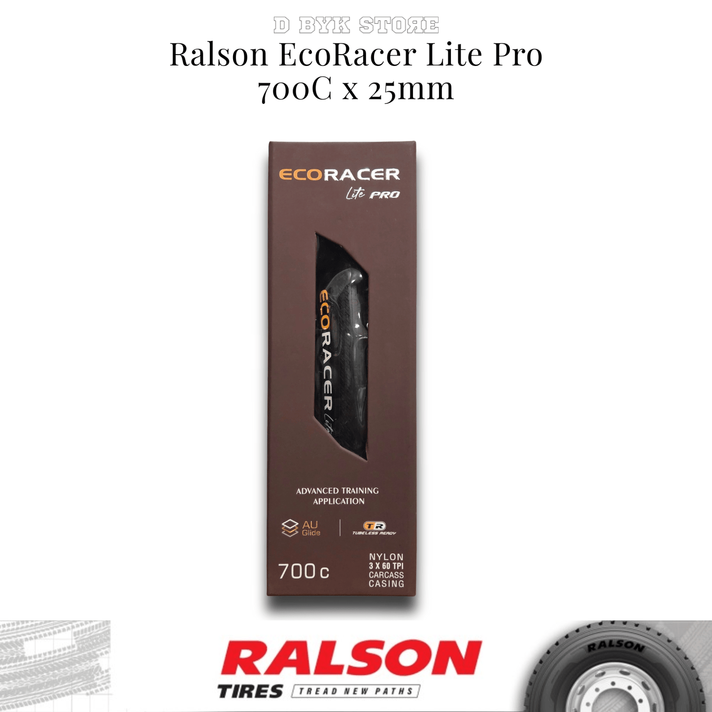 Ralson EcoRacer Lite Pro – 700c (Advanced Training Tyre) - D Byk Store