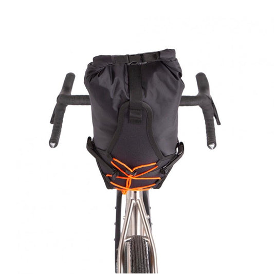Restrap Saddle Bag - Black/Orange (8 Litres) - D Byk Store