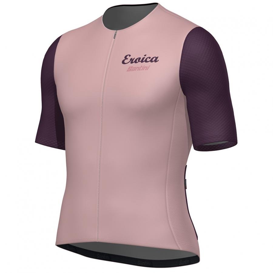 Santini Eroica Borgo Unisex Jersey-Pink - D Byk Store