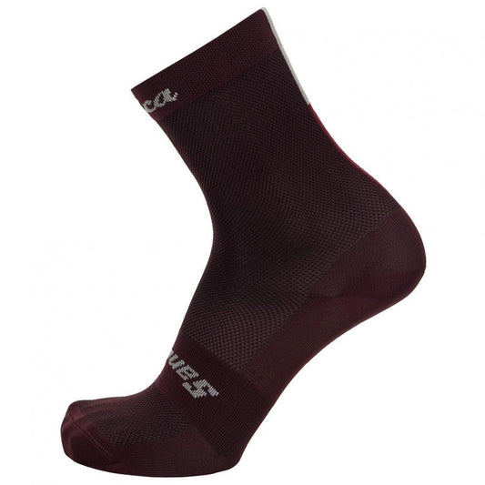 Santini Eroica Quiete Cycling Socks-Bordeaux - D Byk Store