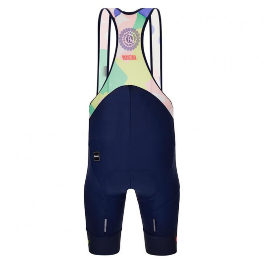 Santini La Vuelta KM Cero Bibshorts-Navy Blue - D Byk Store