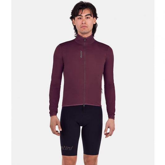 Santini Magic Unisex Packable Waterproof Jacket-Burgundy - D Byk Store