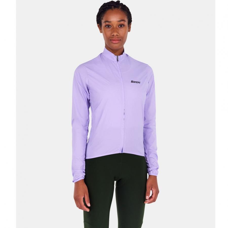 Santini Ready To Ride Unisex Wind Jacket-Lilac - D Byk Store