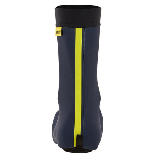Santini TDF Le Maillot Jaune Shoecovers-Navy Blue - D Byk Store