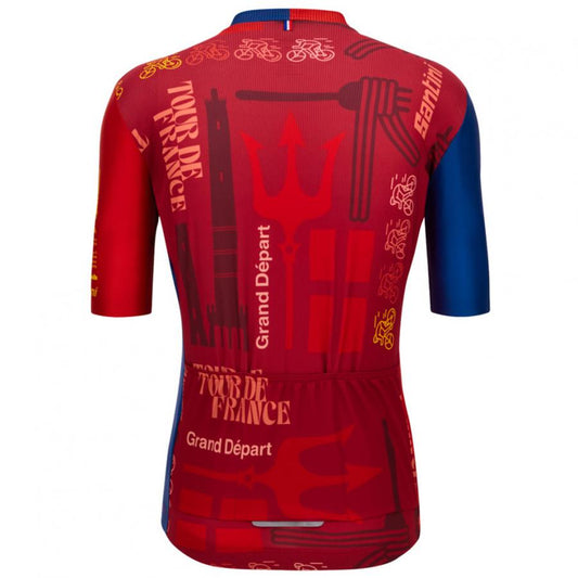 Santini Tour De France Bologna Jersey-Print - D Byk Store