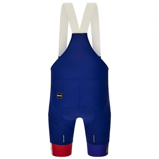 Santini Tour De France Grand Depart Lille Bibshorts-Blue - D Byk Store