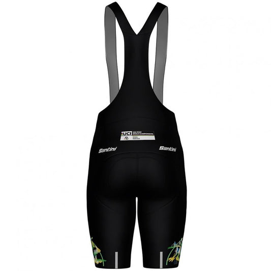 Santini UCI Road World Championships Kigali Bibshorts-Black - D Byk Store