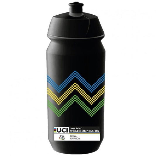Santini UCI Road World Championships Kigali Water Bottle-Black - D Byk Store
