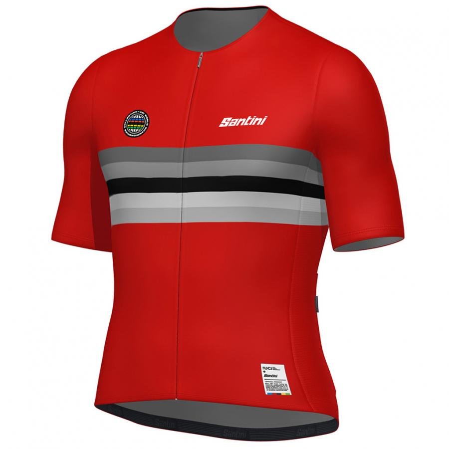 Santini UCI World Champion Nations Line Unisex Jersey-Switzerland - D Byk Store