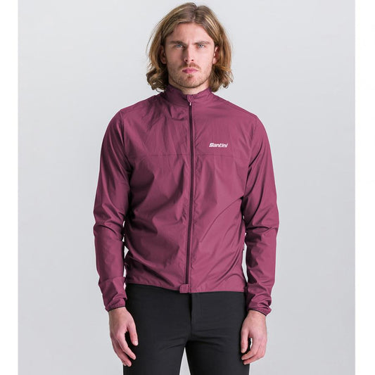 Santini Ventus Wind Jacket-Burgundy - D Byk Store