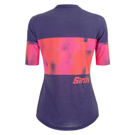 Santini Wmn Forza Indoor Training Tech T-Shirt-Atomic Orange - D Byk Store