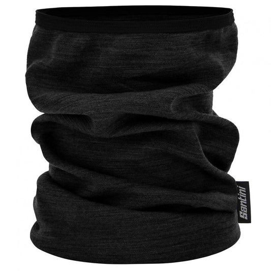 Santini Wool Neck Warmer-Black - D Byk Store