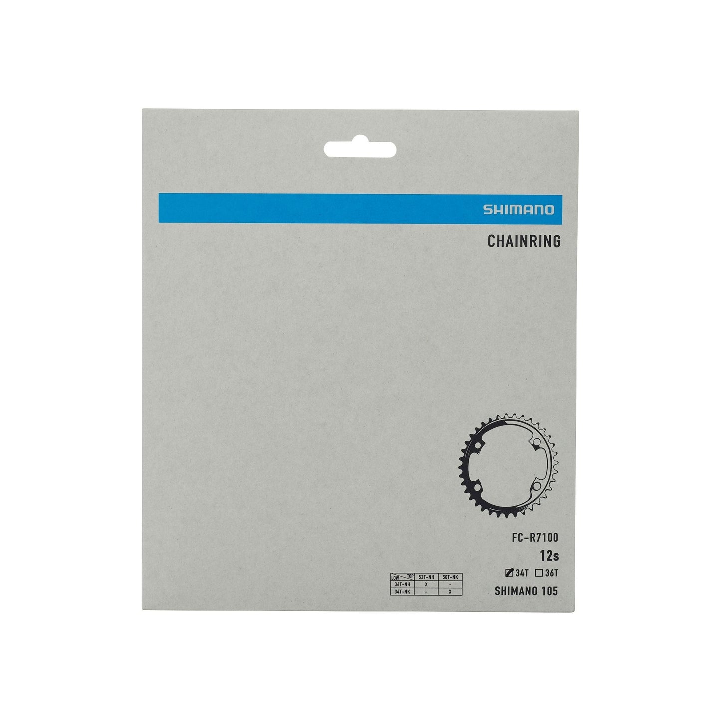 Shimano Chainring 34T for FC - R7100 - D Byk Store