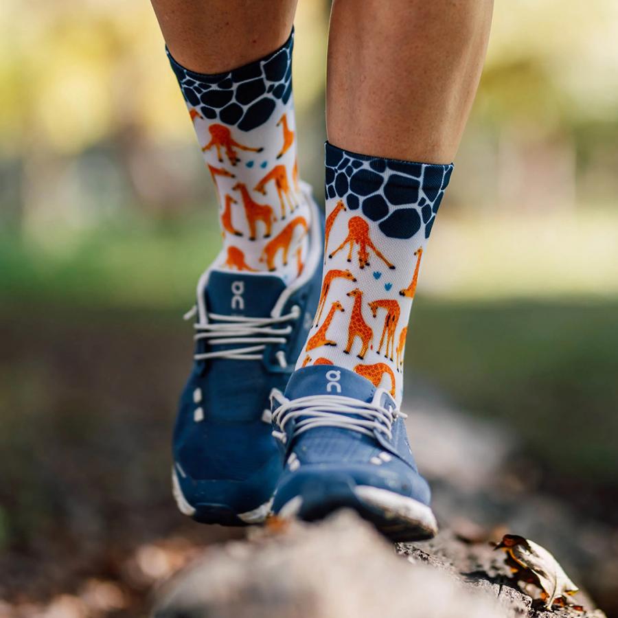 Sox Giraffe Casual Crew Socks - D Byk Store
