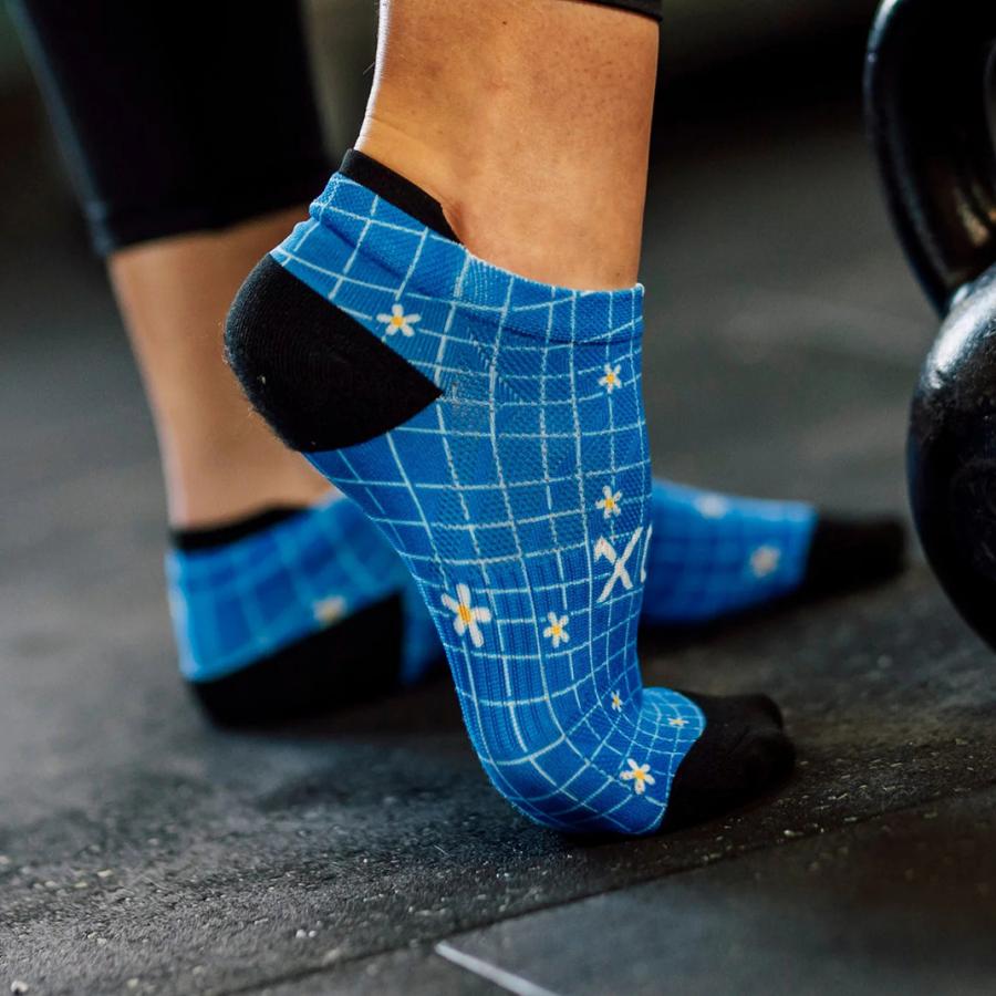 Sox Pansy Tab Combo Socks (Pack Of 2) - D Byk Store