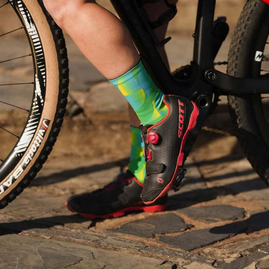 Sox Solid Green Casual Crew Socks - D Byk Store