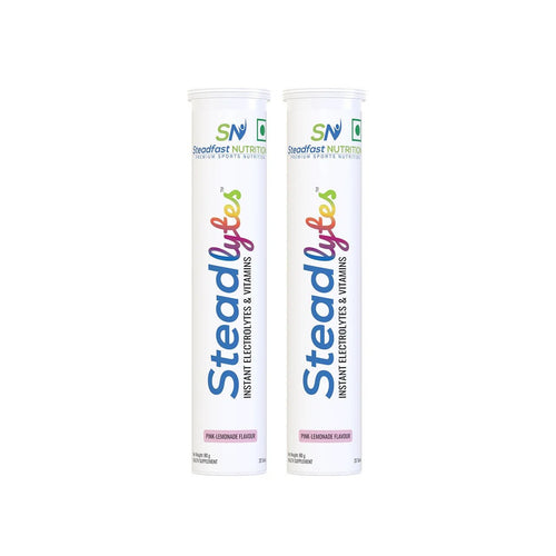Steadfast Nutrition Steadlytes - Electrolytes Tablet for Instant Hydration - Pink - Lemonade