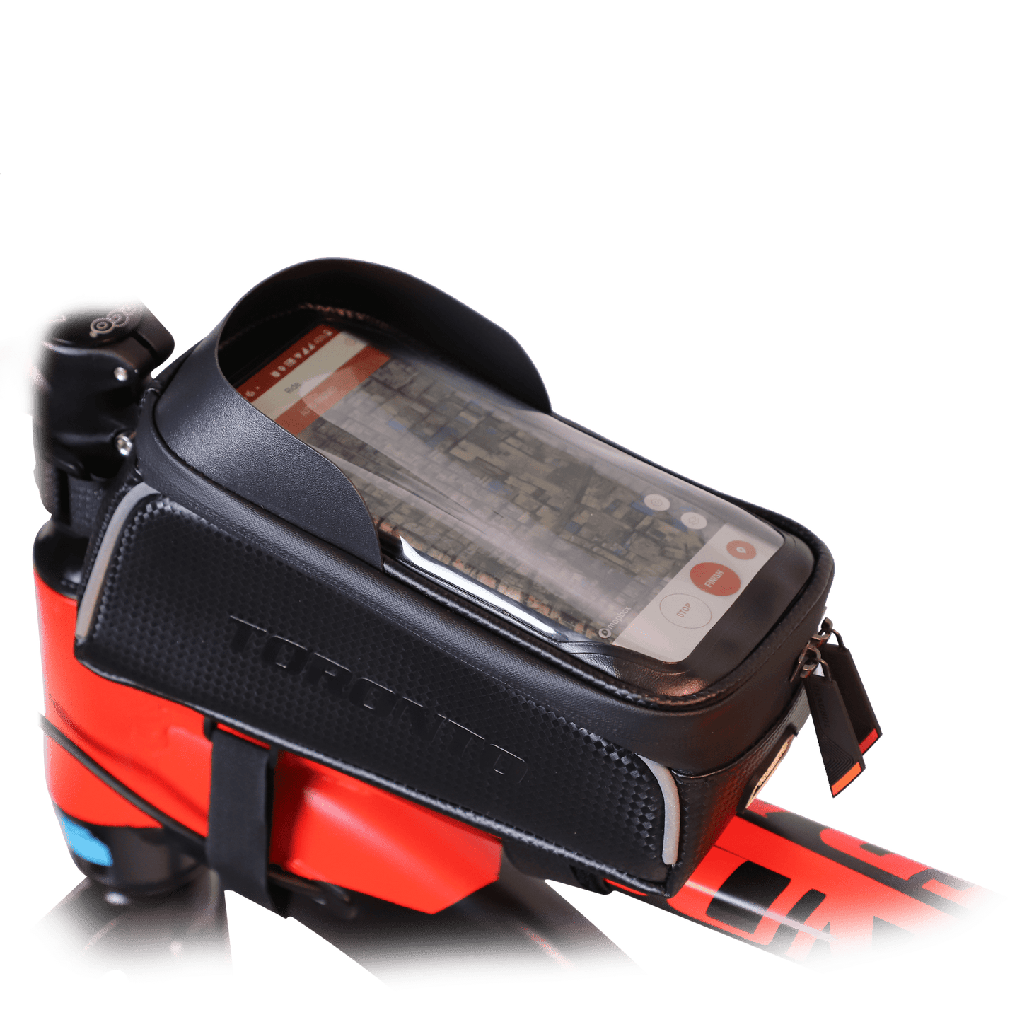 Toronto Top - tube Frame Bag - Black - D Byk Store