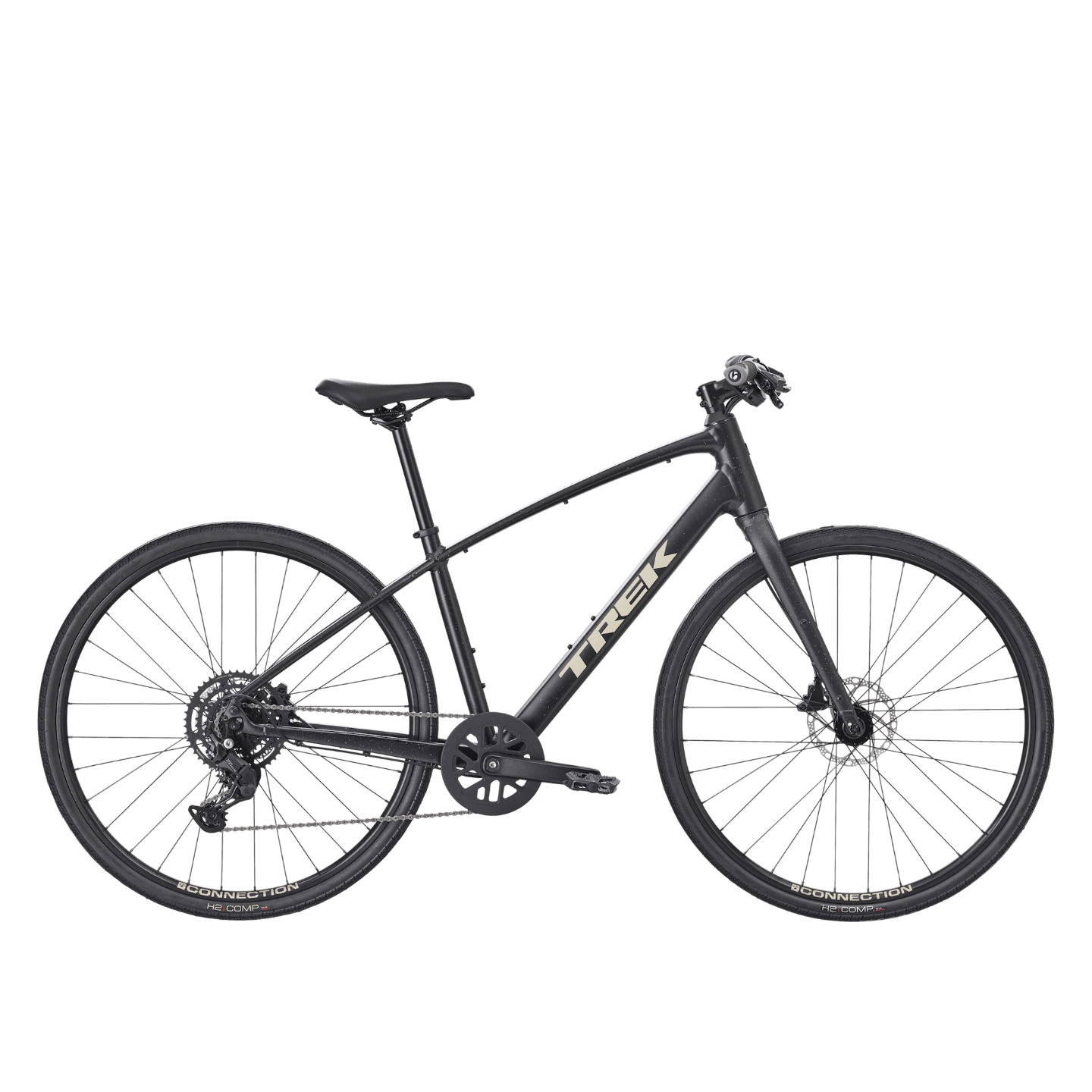 Trek FX 2 Disc Gen 4 Bike - Matte Trek Black Finish – D Byk Store