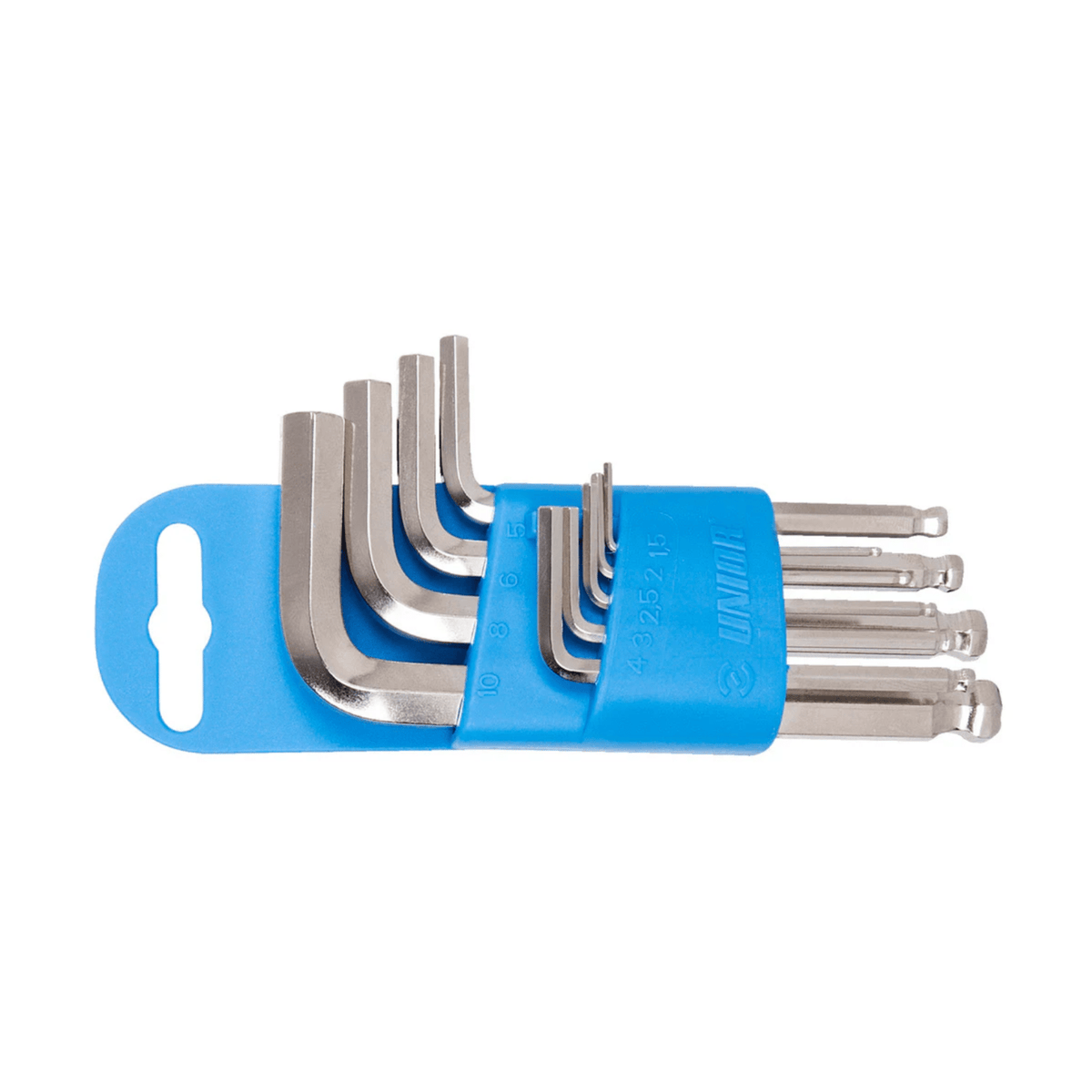 Unior 220/4LPH Set of Hexagon Wrenches in Plastic Clip 1.5-10mm 9 Pcs - D Byk Store