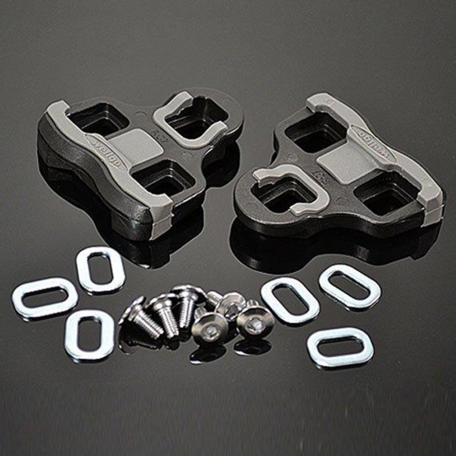 Wellgo RC-7C Cleat for Road Pedal (KEO Compatible) (0 Deg Float) - Black - D Byk Store
