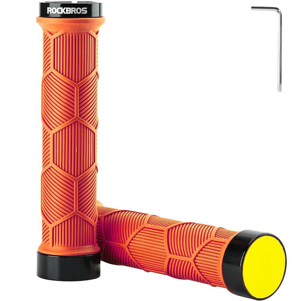Rockbros MTB Grips - Orange Reflectors - D Byk Store
