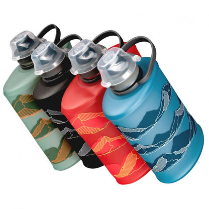 Hydrapak Stow Flexible Bottle - Mountain Edition - Sutro Green (350ml) - D Byk Store