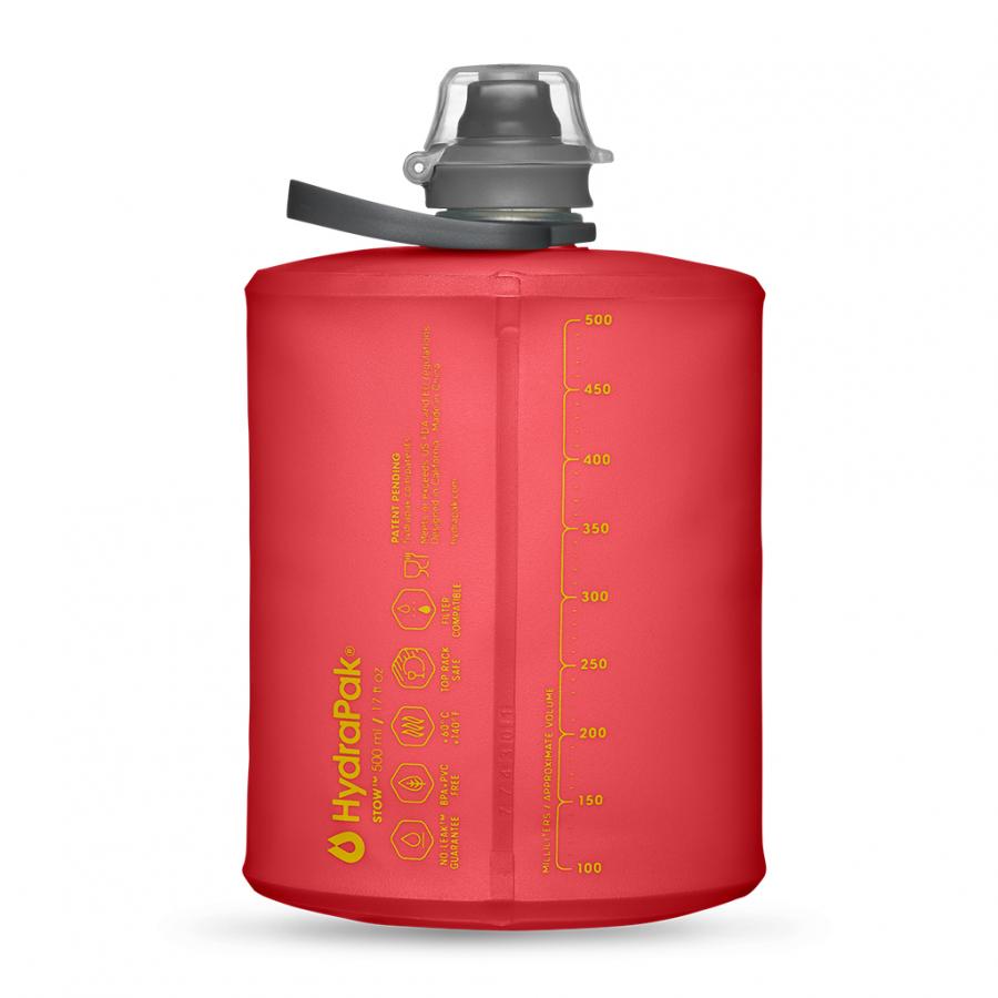 Hydrapak Stow Flexible Bottle - Redwood (500ml) - D Byk Store
