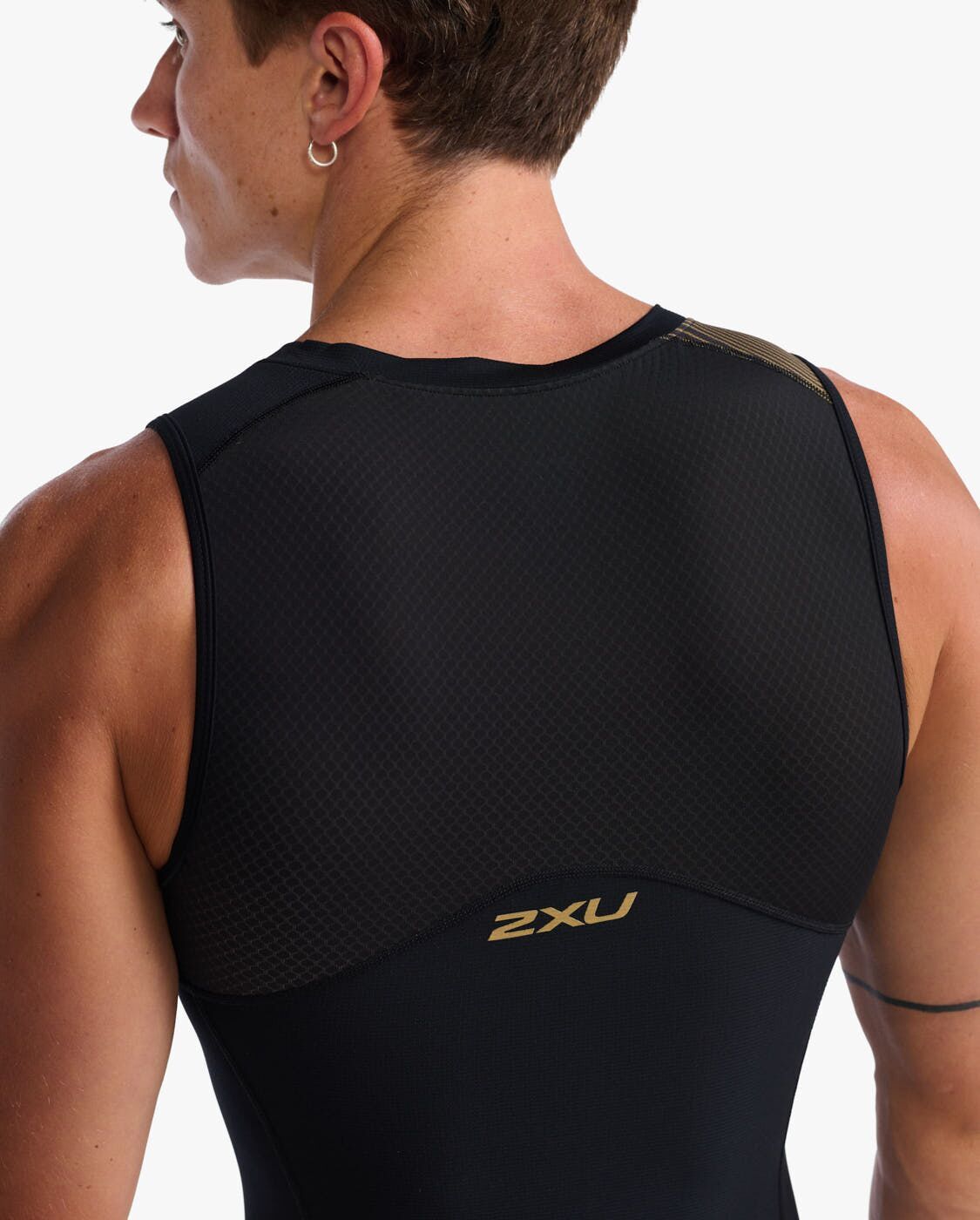 2XU Light Speed Front Zip Trisuit - Black/Gold - D Byk Store