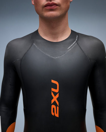 2XU Men's Propel:1 Wetsuit - Black/Solar Orange - D Byk Store