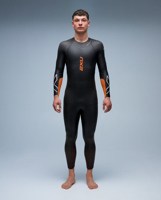 2XU Men's Propel:1 Wetsuit - Black/Solar Orange - D Byk Store