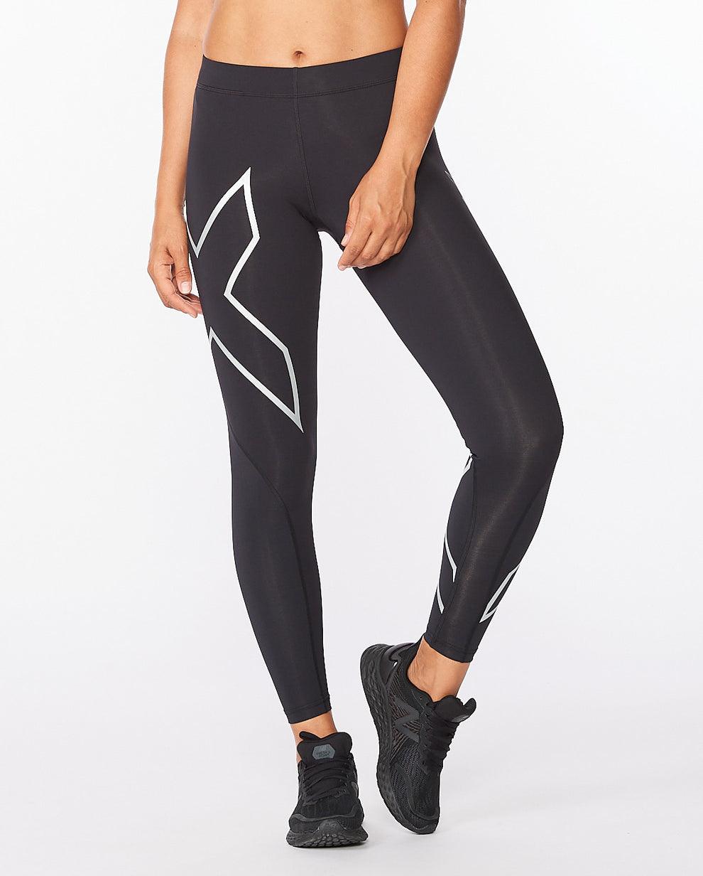 2XU Women's Core Compression Tights - Black/Silver - D Byk Store