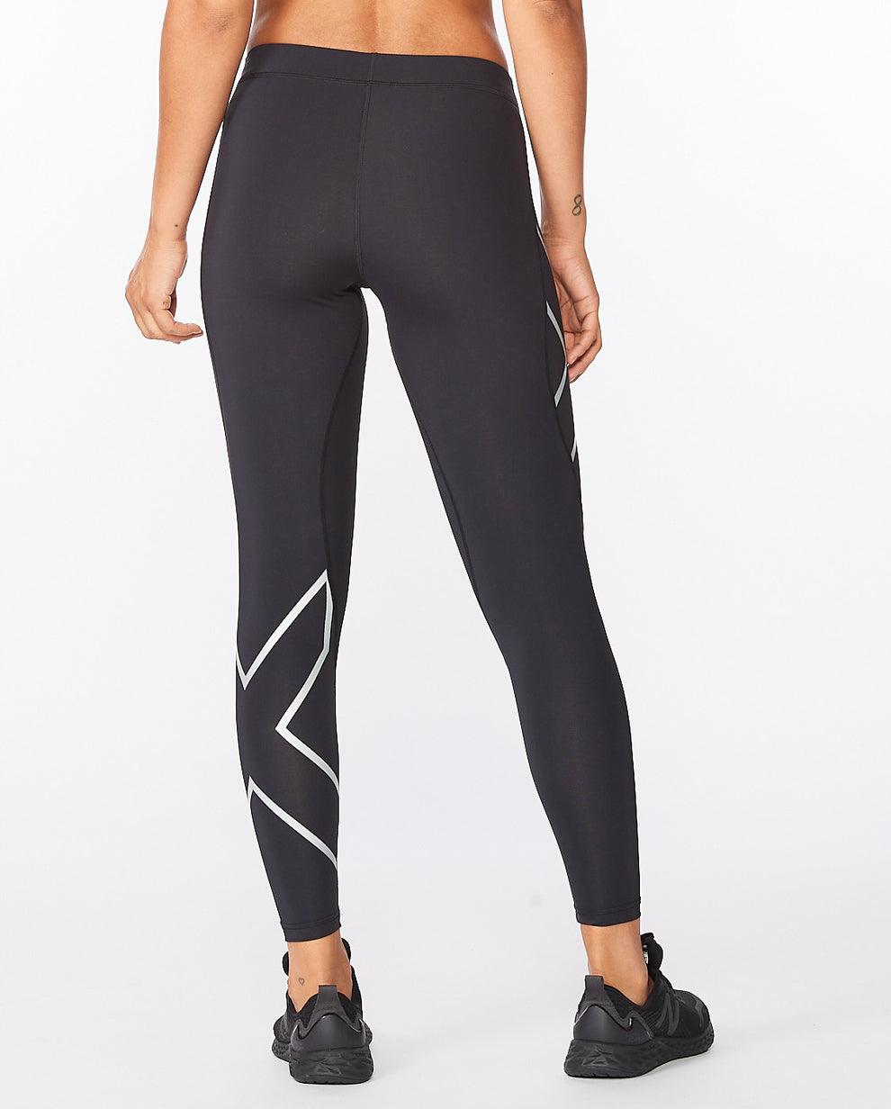 2XU Women's Core Compression Tights - Black/Silver - D Byk Store