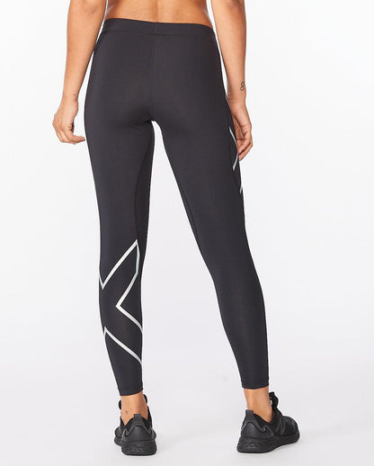 2XU Women's Core Compression Tights - Black/Silver - D Byk Store